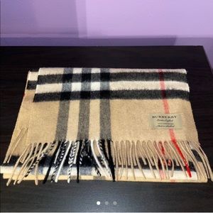 Authentic Burberry cashmere scarf